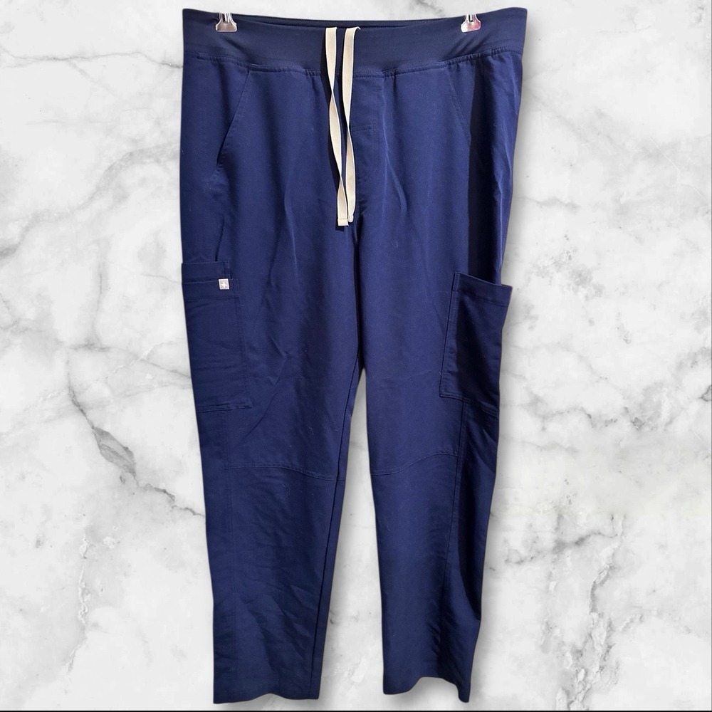 Figs Technical Collection Men's Cargo‎ Scrub Pants Style T2001 Blue size Large